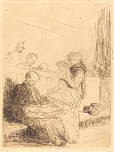 Fangen og barnet af Jean Louis Forain