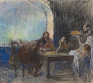 Nadveren i Emmaus, muligvis ca. 19121913. af Jean Louis Forain