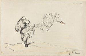 Indtagelsen af Fort Douaumont af Jean Louis Forain