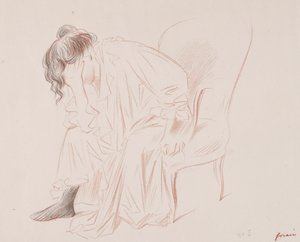 Kvinde siddende af Jean Louis Forain