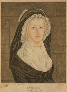 Marie Antoinette ved Conciergerie som fange, 1793 af Jean Louis Prieur