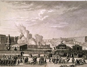 Proklamation af faren for hjemlandet, 22. juli 1792, indgraveret af Pierre Gabriel Berthault (1737-1831) af Jean Louis Prieur