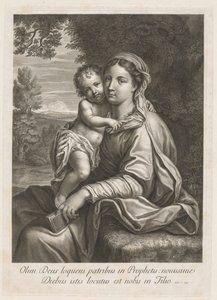 Madonna og barn af Jean Louis Roullet