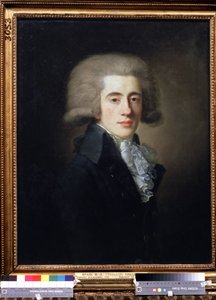 Portræt af den russiske vicekansler Nikita Panin (1770-1837) (Portræt af vicekansleren Nikita Panin). Maleri af Jean Louis Voille (1744-efter 1803). Olie på lærred, 73,1 x 57 cm