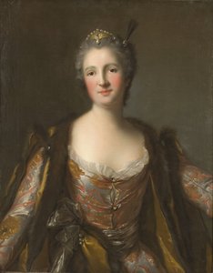 Elisabeth Catherine de Besenval, marquise de Broglie, en sultane - Marquise de Broglie (1718-1777), født Freiin von Besenval von Brunstatt, som Sultana, af Nattier, Jean-Marc (1685-1766). Olie på lærred. 1742 Mål : 81x63 cm. Nationalmuseet Stockholm af Jean Marc Nattier
