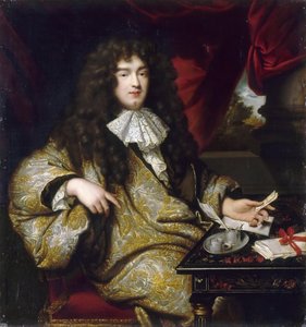 Jean-Baptiste Colbert, markis af Seignelay 1651-1690 af Jean Marc Nattier