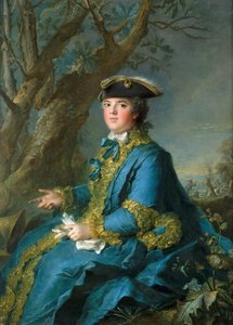 Louise Élisabeth af Frankrig 1727-1759, hertuginde af Parma af Jean Marc Nattier