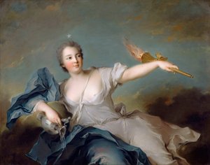 Marie-Anne de Nesle, Marquise de La Tournelle, hertuginde af Châteauroux 1717-1744 af Jean Marc Nattier