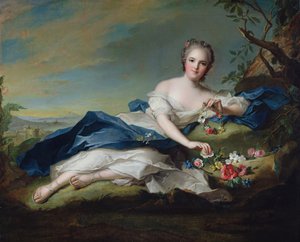 Portræt af Henriette af Frankrig, ca. 1742 af Jean Marc Nattier