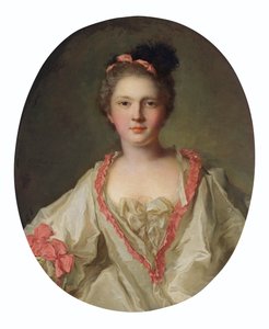 Portræt af Marie-Thérèse Geoffrin 1715-1791, Marquise de la Ferté-Imbault, 1739.
