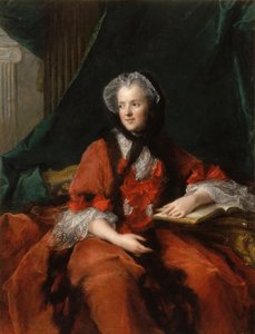 Portræt af Marie Leszczynska, dronning af Frankrig 1703-1768 af Jean Marc Nattier