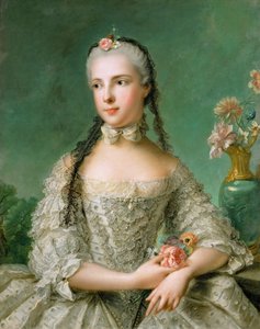 Rokoko: Portræt af prinsesse Isabella af Parma (1741-1763), ærkehertuginde af Østrig par Nattier, Jean-Marc (1685-1766)