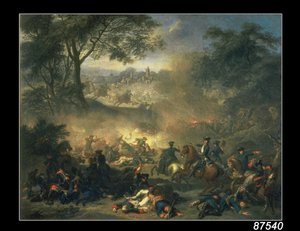 Slaget ved Poltava i 1709, 1717 af Jean Marc Nattier