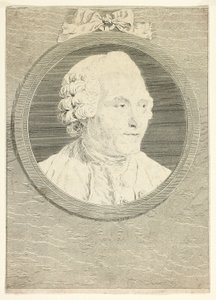 Portræt af Hubert Gravelot af Jean Massard