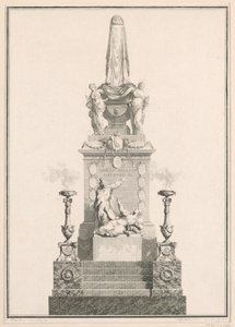 Katafalke af Jean Michel Moreau le Jeune