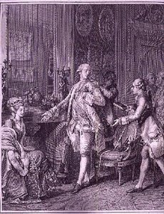 The Grand Toilet, graveret af A.L. Romanet (1742-c.1810)