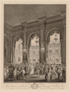 Maskebal af Jean Michel the Younger Moreau