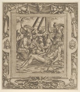 Klagesangen over Kristus, 1535-55. af Jean Mignon