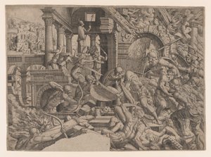 Sækken af Troja, 1535-55.