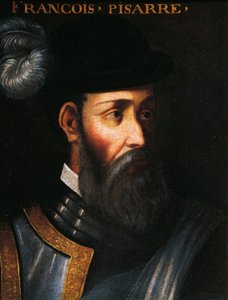Portræt af Francisco Pizarro (Trujillo, Spanien af Jean Monier or Mosnier