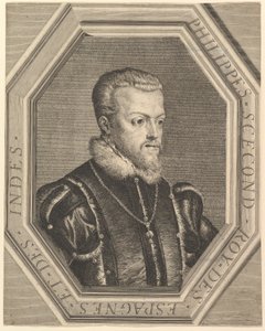 Filip II, konge af Spanien. af Jean Morin