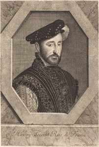 Henrik II af Jean Morin after François Clouet