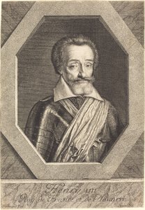 Henrik IV af Jean Morin after Louis Elle I