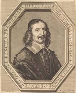 Jacques le Mercier af Jean Morin after Philippe de Champaigne
