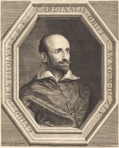 Kardinal Guido Bentivoglio af Jean Morin, after Sir Anthony van Dyck