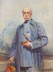 Portræt af den franske marskal Fayolle Emilel, 1925 (tempera på lærred)