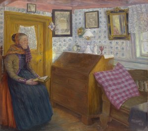 Stuehus interiør søndag 1895