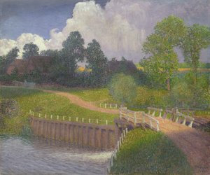 Flodslusen ved Wohldorf, 1901