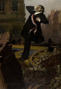 Deputeret Alphonse Baudins død den 3. december 1851, 1902. af Jean Paul Laurens