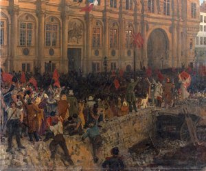 Republikkens proklamation den 24. februar 1848, ca. 1902. af Jean Paul Laurens