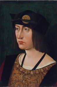 Portræt af Louis XII (olie på træ)