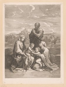 Hellig familie med Elizabeth og Johannes Døberen