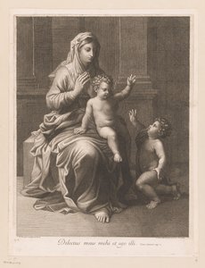Maria mødte venlig en Johannes de Doper Min elskede til mig og jeg til ham (titel på objekt)