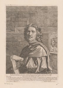 Portræt af Nicolas Poussin