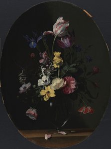 En vase med blomster af Jean Picart