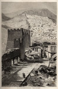 Udsigt over Derbent