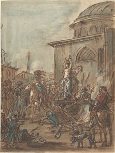 Olindo og Sophronia reddet af Clorinda af Jean Pierre Norblin