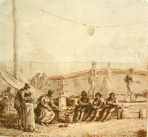 Kaffesælgeren på Pont-Neuf, 1819