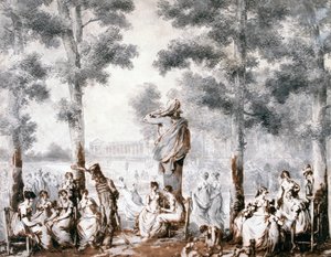 Tuileriernes terrasse, 1807