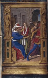 Pilatus vasker sine hænder fra Bastard Letters, ca 1490-1510
