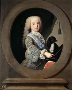 Luis Antonio Jaime af Spanien 1727-1785, Cardinal Infante, 1731. af Jean Ranc