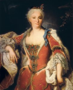 Portræt af Elisabeth Farnese (Parma