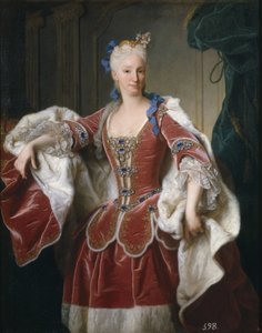 Portræt af Elisabeth Farnese, Spaniens dronning, 1723