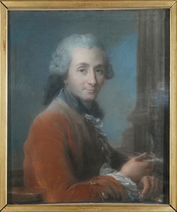 Portræt af arkitekten Jacques Gondouin de Folleville 1737-1818, ca. 1780.