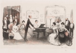 Den borgerlige aften, 1907. af Jean Veber