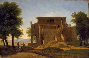 En italiensk villa, tidligt i det 19. århundrede